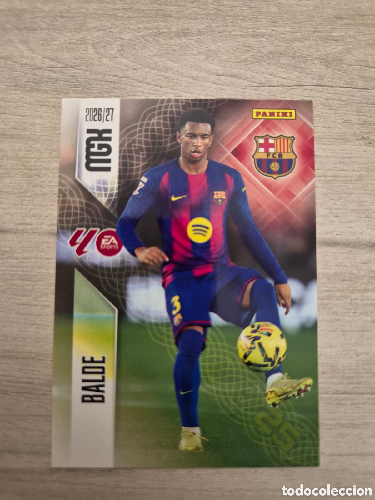 Cromos de f&uacute;tbol: N&deg;81 FC Barcelona Balde Megacracks 26/27