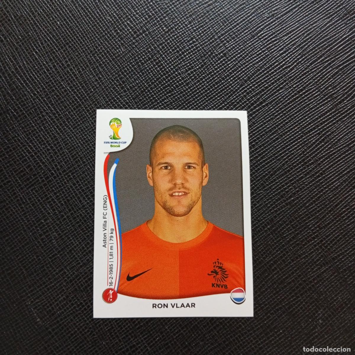 Cromos de f&uacute;tbol: 132 RON VLAAR HOLANDA PANINI MUNDIAL BRASIL 2014 CROMO FUTBOL 14 - SIN PEGAR - CJ1