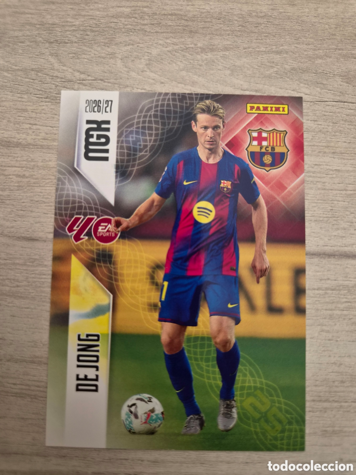 Cromos de f&uacute;tbol: N&deg;82 FC Barcelona De Jong Megacracks 26/27