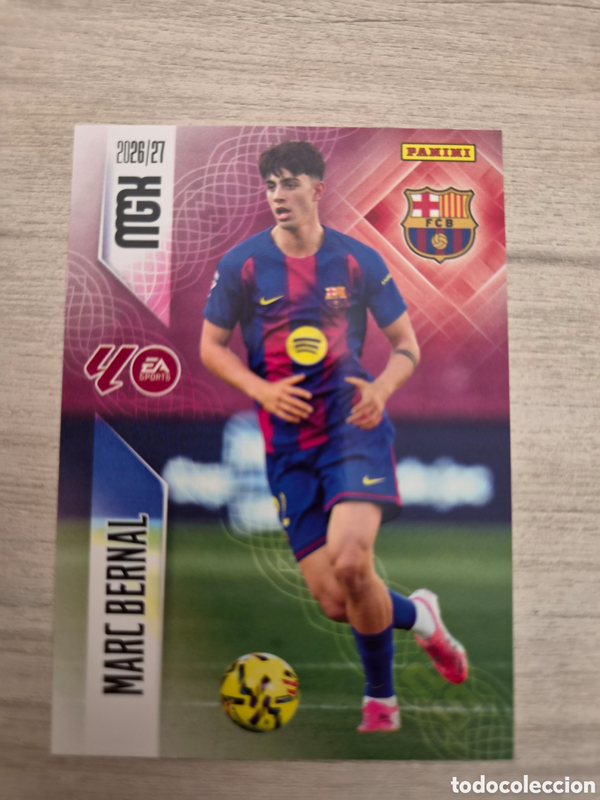 Cromos de f&uacute;tbol: N&deg;83 FC Barcelona Marc Bernal Megacracks 26/27