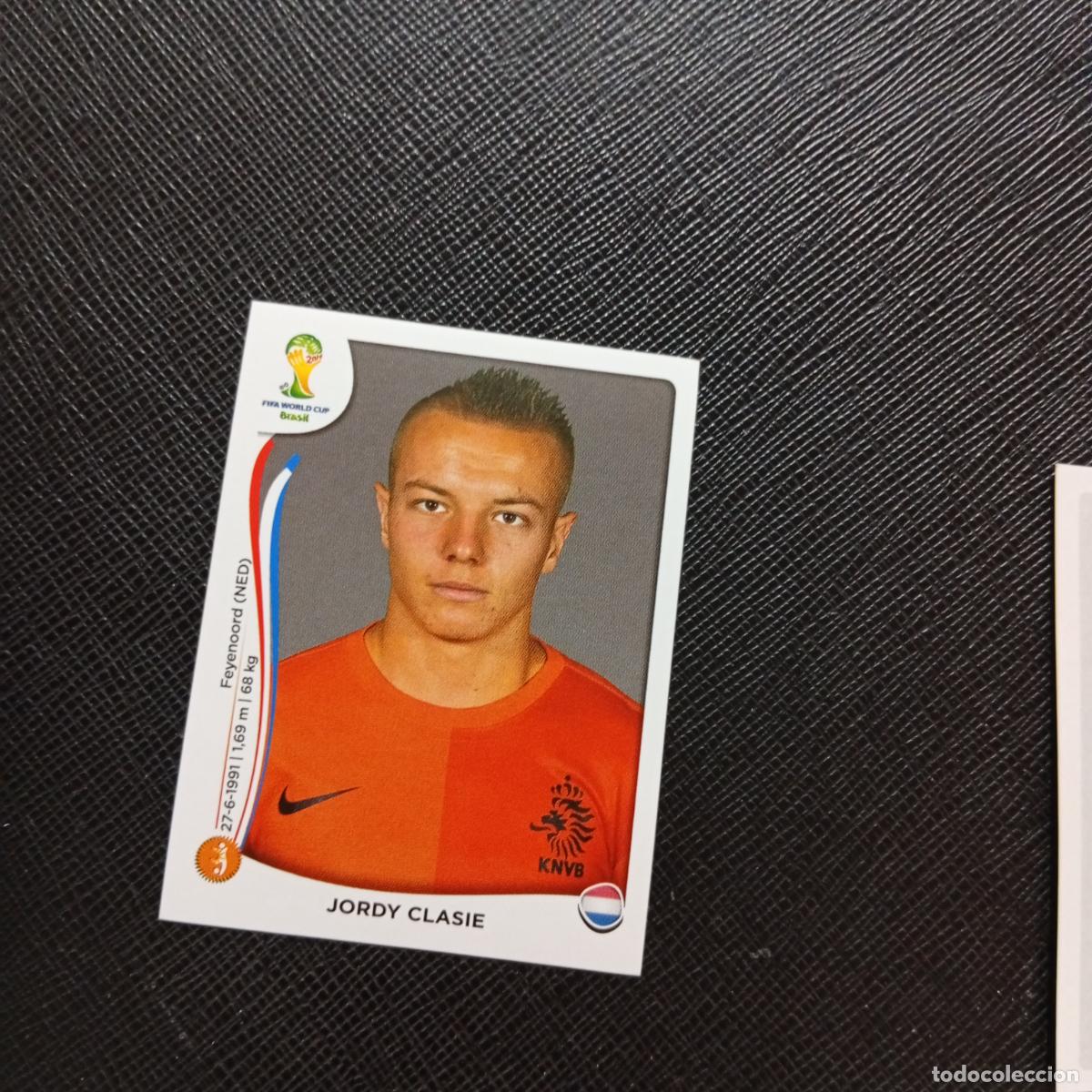 Cromos de Futebol: 135 JORDY CLASIE HOLANDA PANINI MUNDIAL BRASIL 2014 CROMO FUTBOL 14 - SIN PEGAR - CJ1