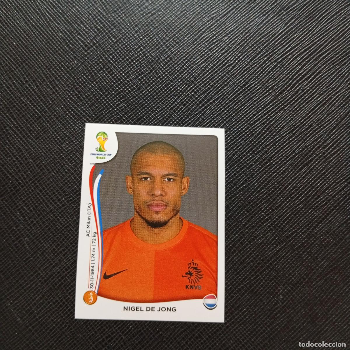 Cromos de Futebol: 136 NIGEL DE JONG HOLANDA PANINI MUNDIAL BRASIL 2014 CROMO FUTBOL 14 - SIN PEGAR - CJ1