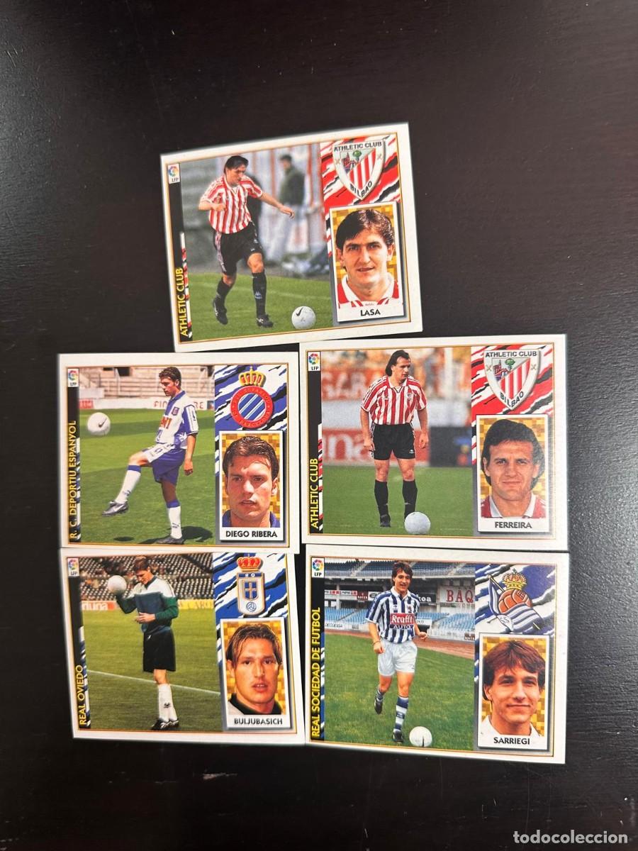 Cromos de Futebol: Lote 5 Cromos Fichajes Liga Este 97 98 1997 1998 Sin pegar
