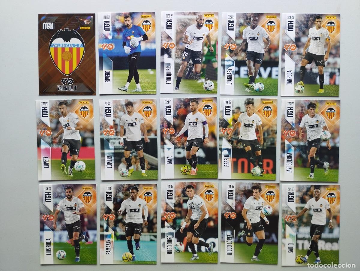 Cromos de f&uacute;tbol: CROMO CARD 2026 2027 MEGACRACKS 27 26 MGK PANINI LOTE CROMOS CARDS VALENCIA
