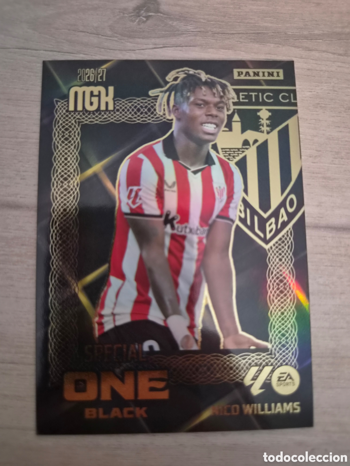Cromos de f&uacute;tbol: Special One Black Nico Williams Megacracks 26/27