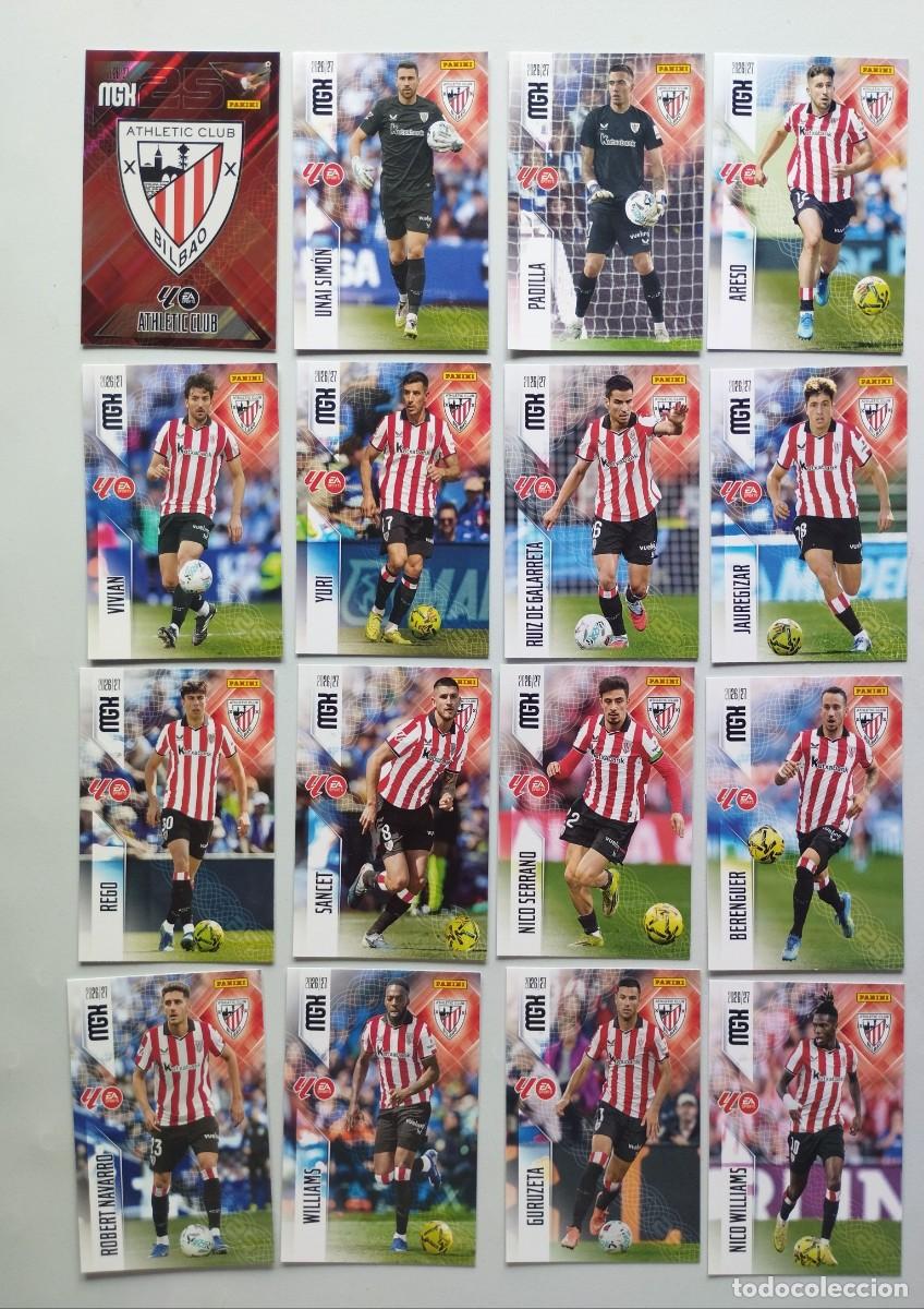 Cromos de f&uacute;tbol: CROMO CARD 2026 2027 MEGACRACKS 27 26 MGK PANINI LOTE CROMOS CARDS ATHLETIC CLUB BILBAO