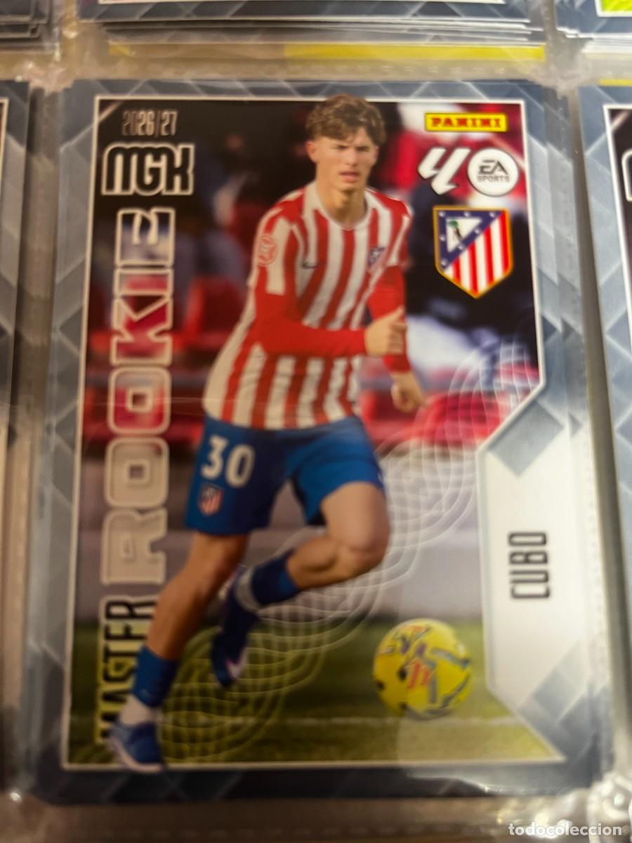 Cromos de f&uacute;tbol: MEGACRACKS MGK 2026 2027 26 27 PANINI N&ordm; 410 CUBO ATLETICO DE MADRID MASTER ROOKIE