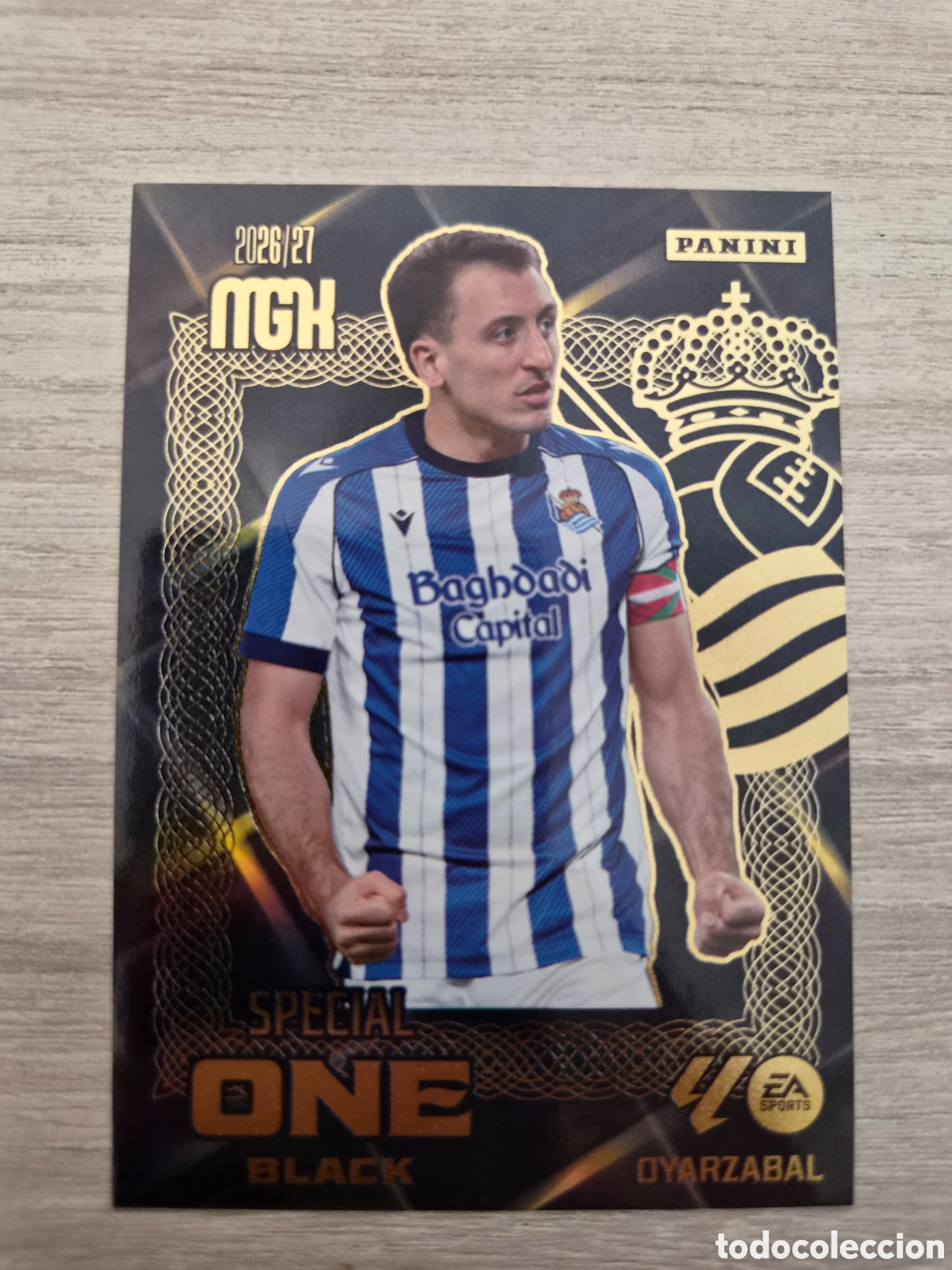 Cromos de f&uacute;tbol: Special One Black Oyarzabal Megacracks 26/27