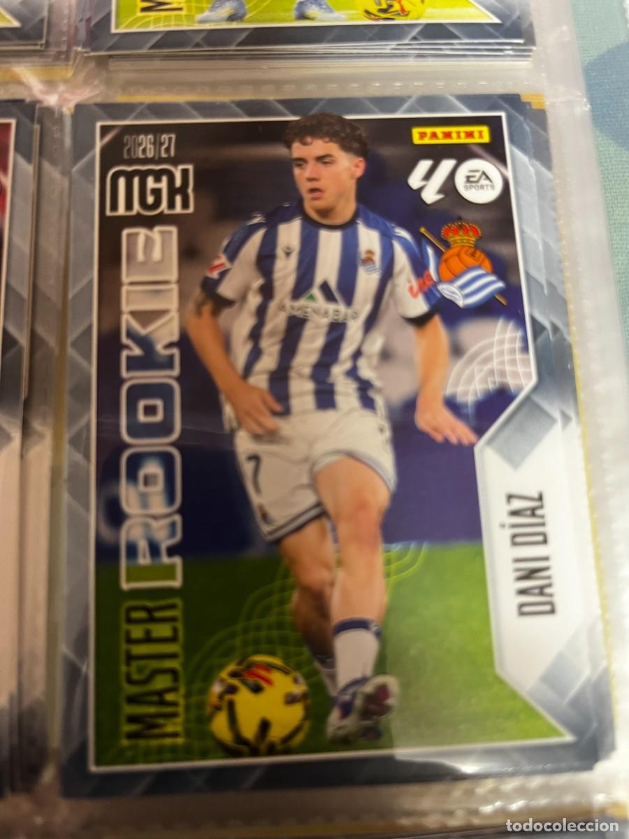 Cromos de f&uacute;tbol: MEGACRACKS MGK 2026 2027 26 27 PANINI N&ordm; 411 DANI DIAZ REAL SOCIEDAD MASTER ROOKIE