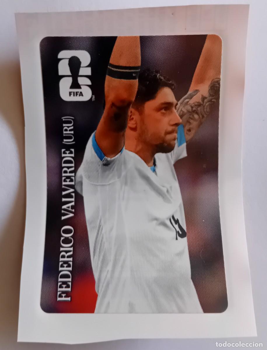 Cromos de f&uacute;tbol: Figurina Panini 2026 Cromo World Cup Usa Mundial 2026 Federico Valverde Uruguay Coca Cola URU CC 5