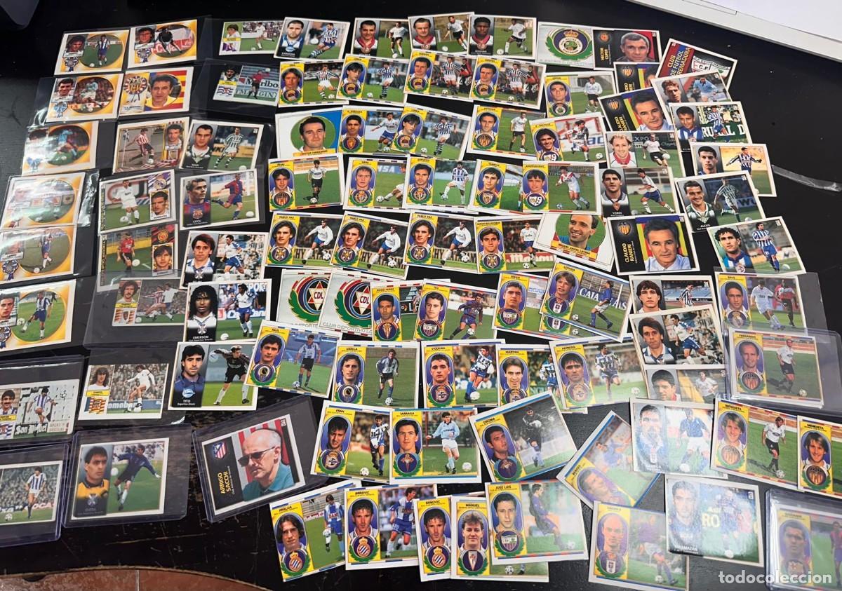 Cromos de f&uacute;tbol: Lote 91 Cromos Aprox Liga Este Errores, 3D, Difuminados, Colores, Raros, Manchas, Imporenta...