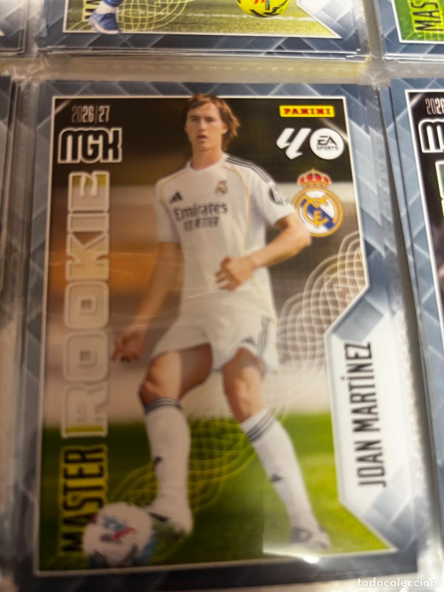 Cromos de f&uacute;tbol: MEGACRACKS MGK 2026 2027 26 27 PANINI N&ordm; 413 JOAN MARTINEZ REAL MADRID MASTER ROOKIE