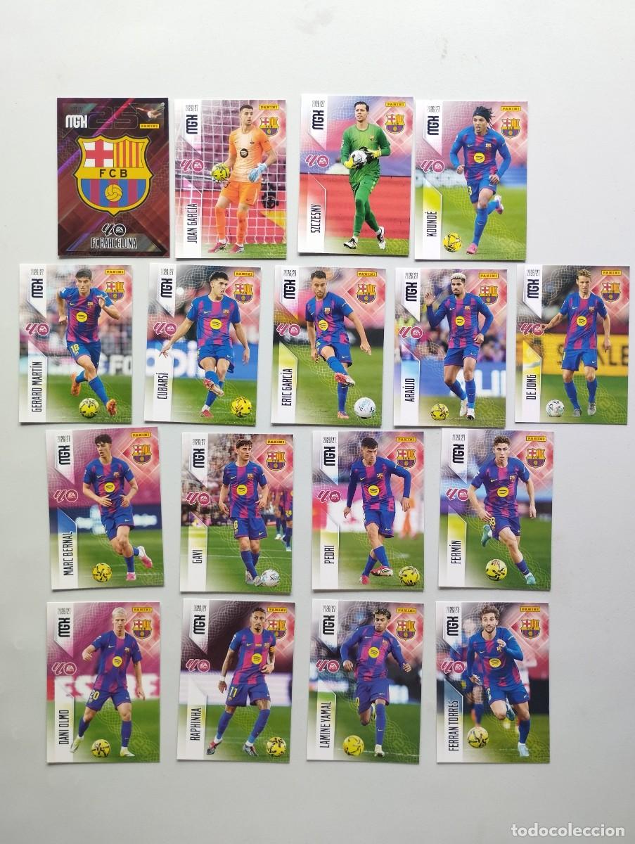 Cromos de f&uacute;tbol: CROMO CARD 2026 2027 MEGACRACKS 27 26 MGK PANINI LOTE CROMOS CARDS BARCELONA CON YAMAL CUBARSI PEDRI