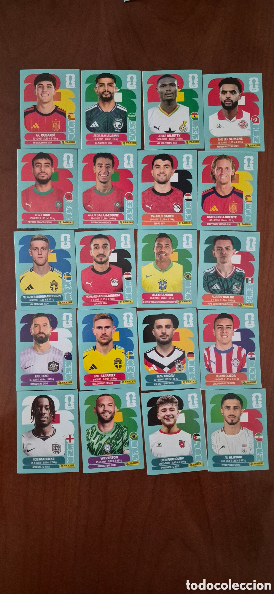 Cromos de f&uacute;tbol: CROMOS MUNDIAL 2026 ACTUALIZACI&Oacute;NES
