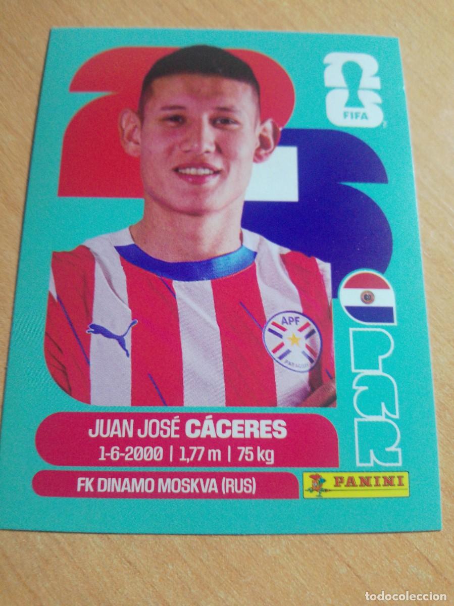 Cromos de f&uacute;tbol: PAR 6 CACERES PARAGUAY MUNDIAL FIFA WORLD CUP 2026 26 PANINI STICKERS NUEVO