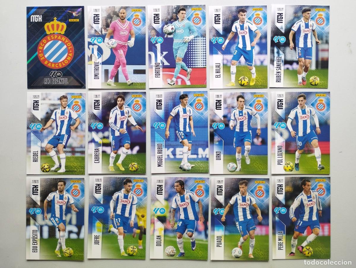 Cromos de f&uacute;tbol: CROMO CARD 2026 2027 MEGACRACKS 27 26 MGK PANINI LOTE CROMOS CARDS ESPANYOL