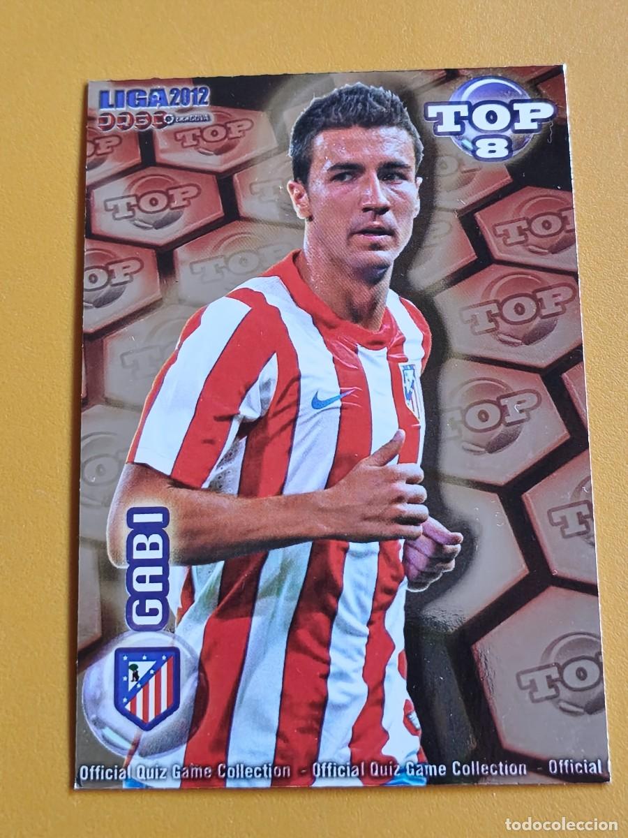 Cromos de f&uacute;tbol: gabi, liga 2012 top.