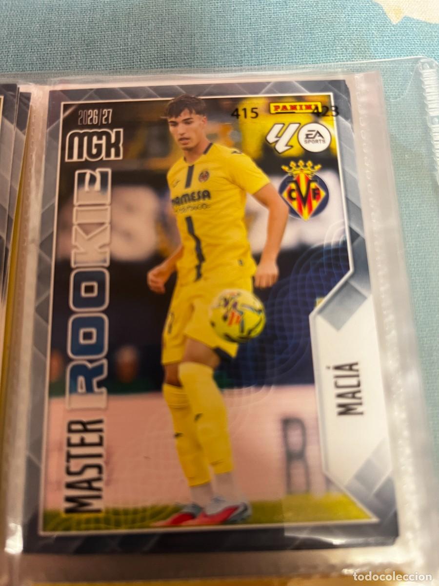 Football Stickers: MEGACRACKS MGK 2026 2027 26 27 PANINI N&ordm; 417 MACIA VILLARREAL MASTER ROOKIE