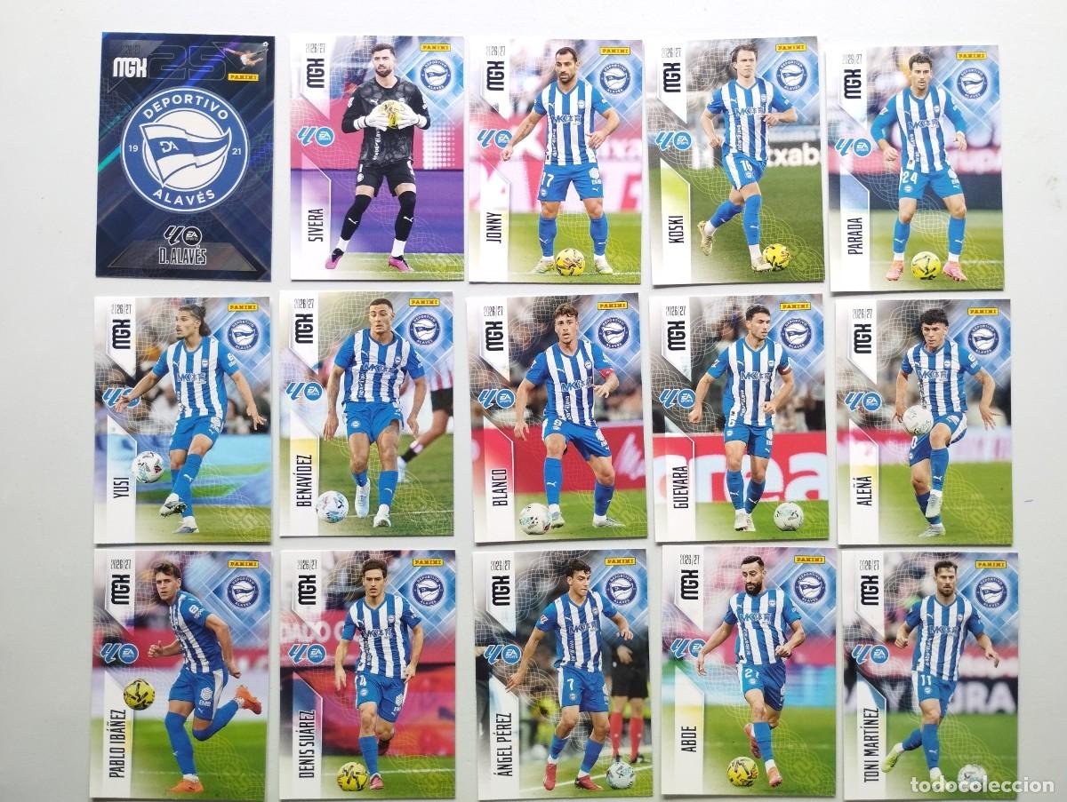 Football Stickers: CROMO CARD 2026 2027 MEGACRACKS 27 26 MGK PANINI LOTE CROMOS CARDS DEPORTIVO ALAVES
