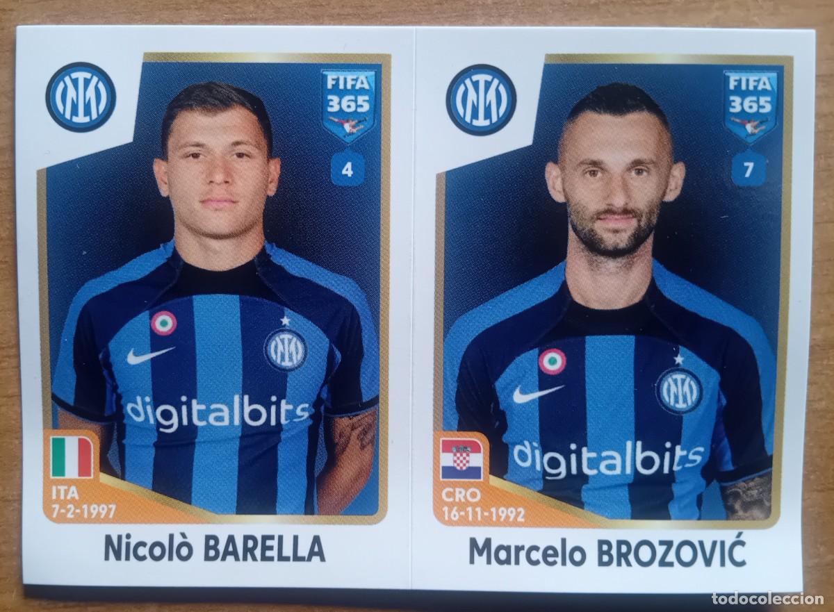 Football Stickers: Figurina Panini 2022-23 Cromo Fifa 365 2023 Barella Brozovic Inter n 303