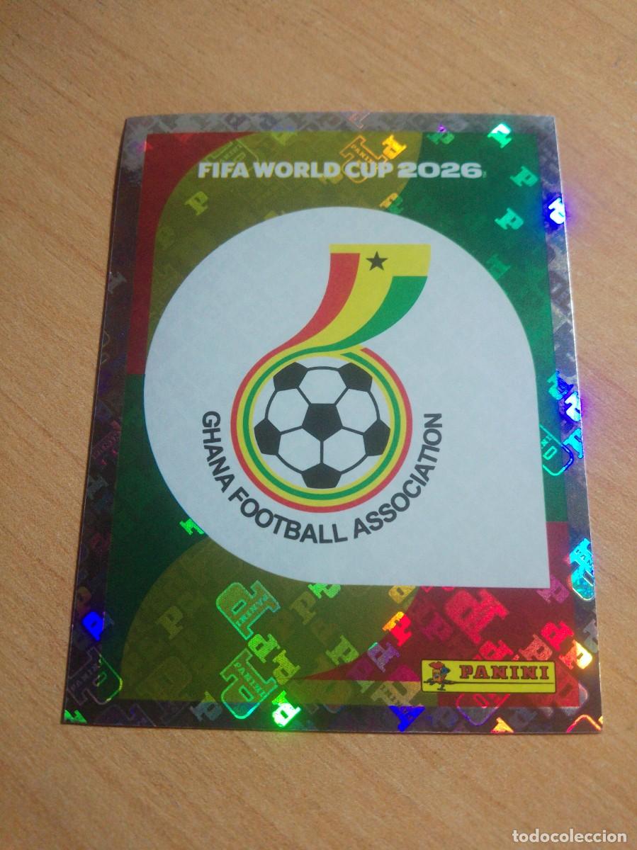 Football Stickers: GHA 1 ESCUDO GHANA MUNDIAL FIFA WORLD CUP 2026 26 PANINI STICKERS NUEVO