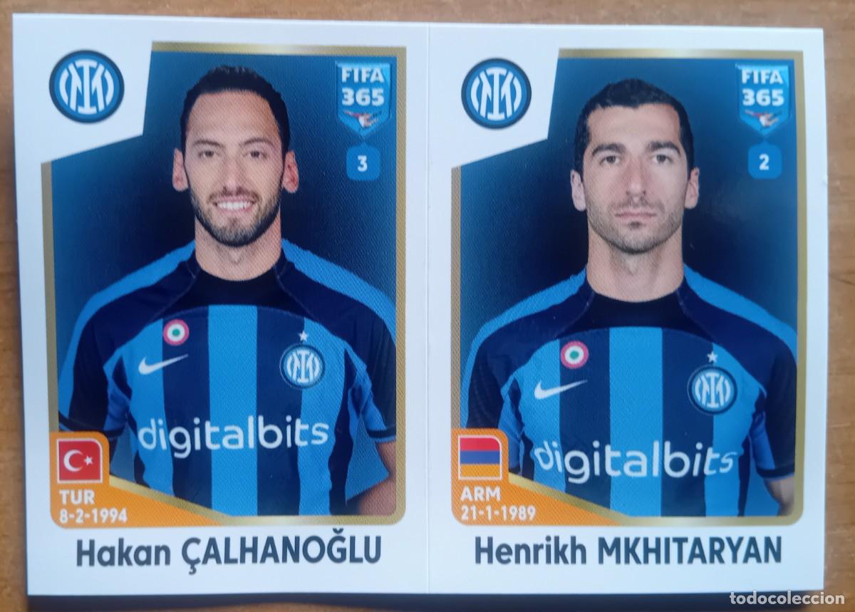 Cromos de f&uacute;tbol: Figurina Panini 2022-23 Cromo Fifa 365 2023 Calhanoglu Mkhitatyan Inter n 304