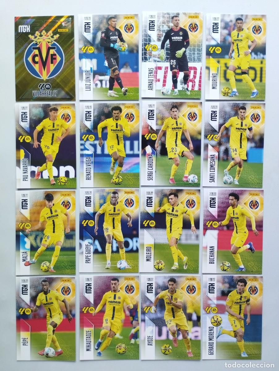 Cromos de f&uacute;tbol: CROMO CARD 2026 2027 MEGACRACKS 27 26 MGK PANINI LOTE CROMOS CARDS VILLARREAL