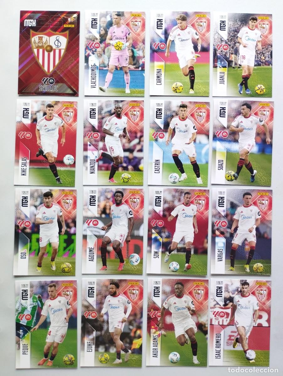 Cromos de f&uacute;tbol: CROMO CARD 2026 2027 MEGACRACKS 27 26 MGK PANINI LOTE CROMOS CARDS SEVILLA