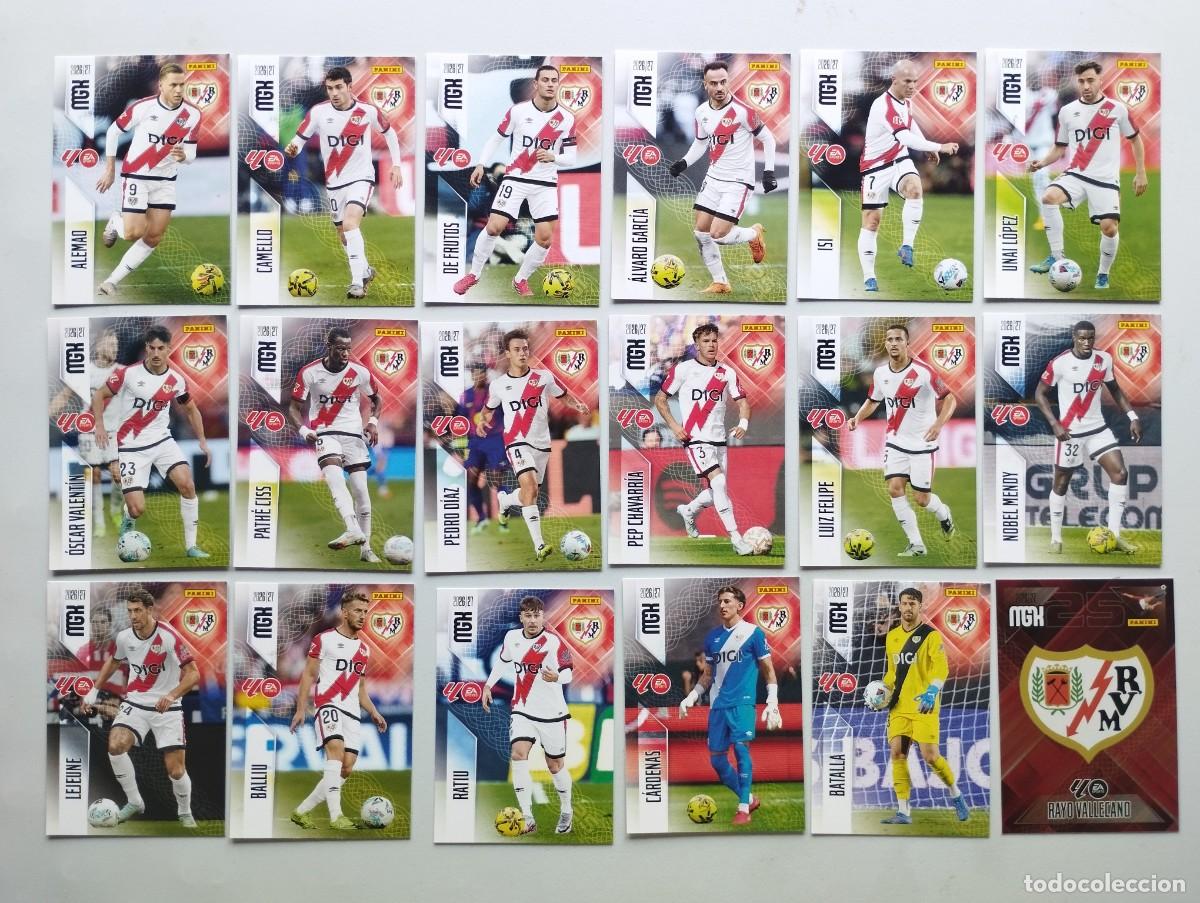 Cromos de f&uacute;tbol: CROMO CARD 2026 2027 MEGACRACKS 27 26 MGK PANINI LOTE CROMOS CARDS RAYO VALLECANO