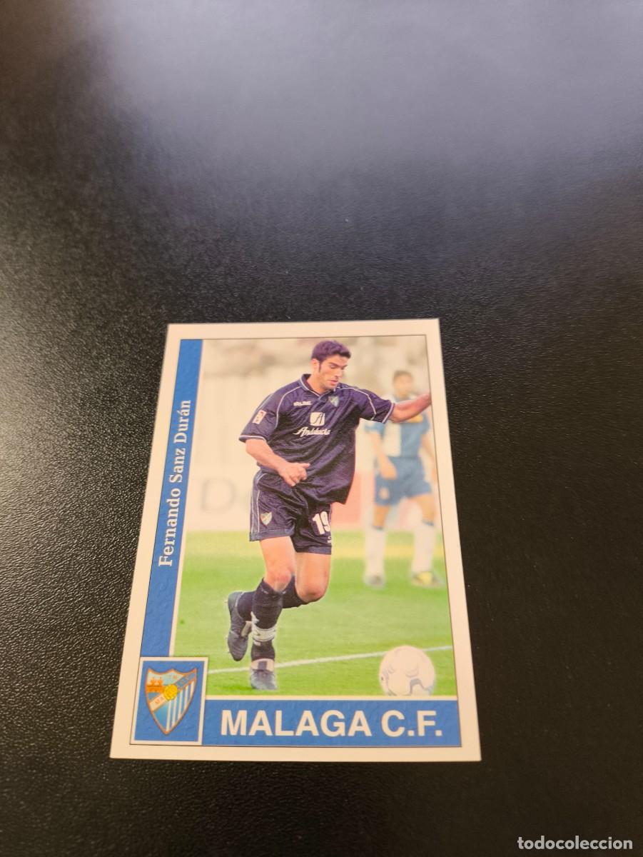 Cromos de f&uacute;tbol: 156 Fernando Sanz MALAGA MUNDICROMO FICHAS LIGA 2001 2002 01 02 NO PANINI ESTE