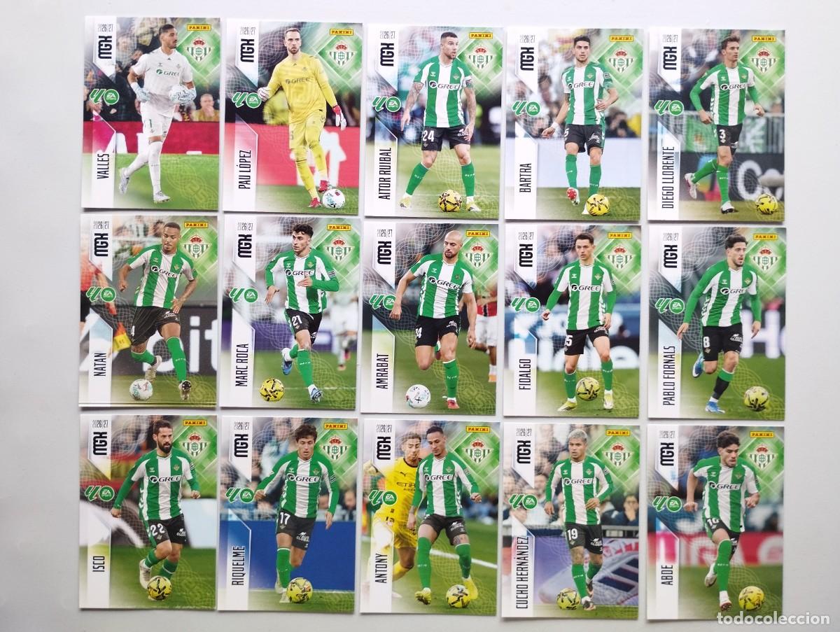 Cromos de f&uacute;tbol: CROMO CARD 2026 2027 MEGACRACKS 27 26 MGK PANINI LOTE CROMOS CARDS BETIS