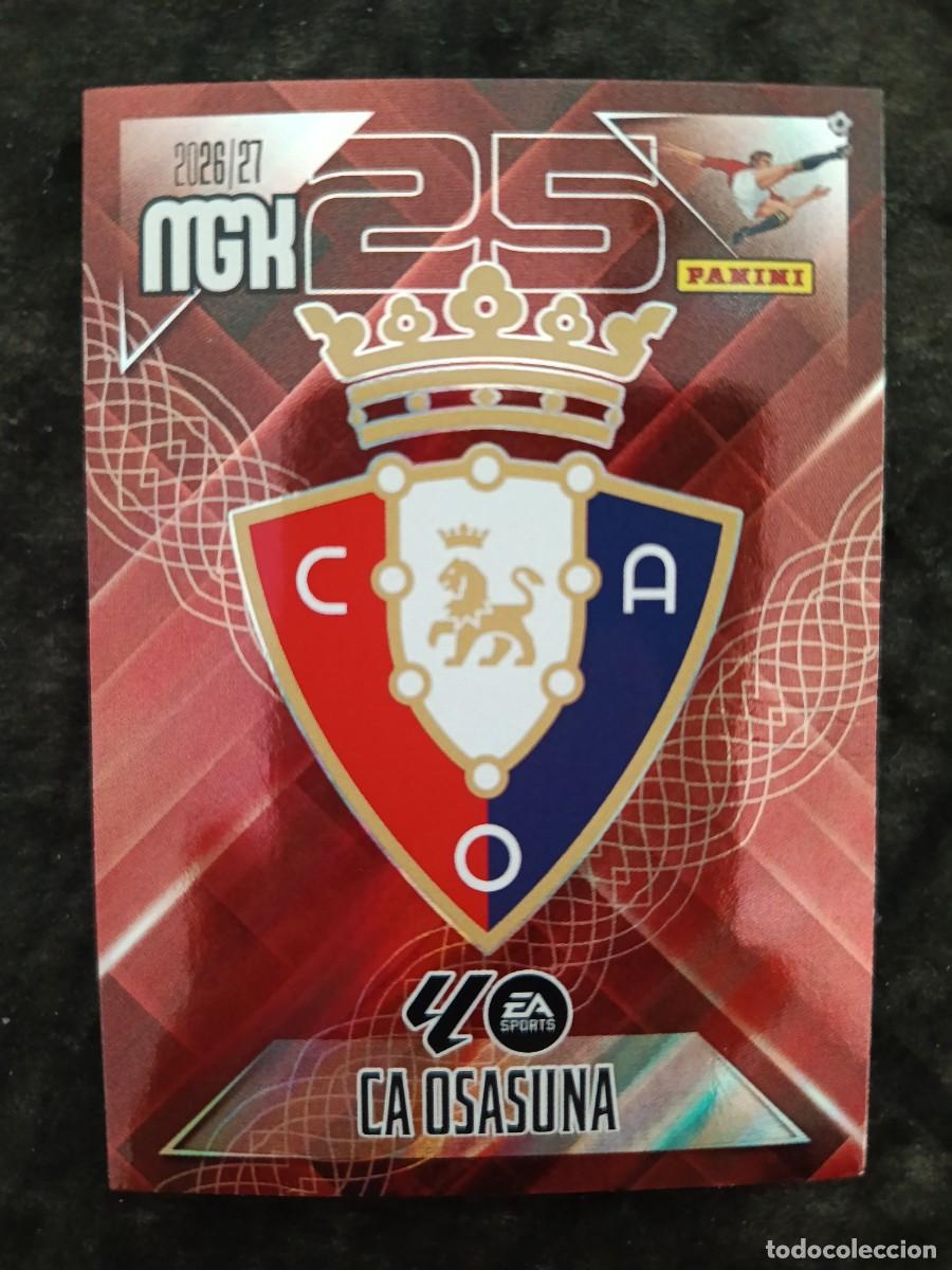 Cromos de Futebol: MGK 2026/27 MEGACRACKS PANINI. #253 ESCUDO CA. OSASUNA