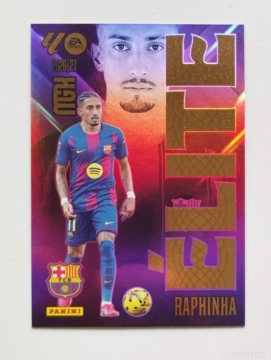 Cartes &agrave; collectionner de Football: CROMO CARD 2026 2027 MEGACRACKS 27 26 MGK PANINI ELITE RAPHINHA 16 BARCELONA