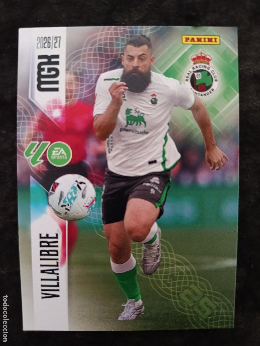 Cartes &agrave; collectionner de Football: MGK 2026/27 MEGACRACKS PANINI. #287 VILLALIBRE RACING DE SANTANDER