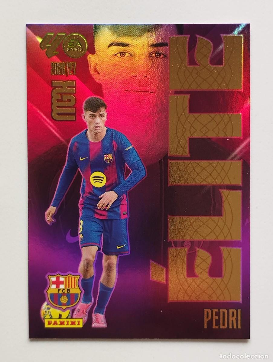 Cartes &agrave; collectionner de Football: CROMO CARD 2026 2027 MEGACRACKS 27 26 MGK PANINI ELITE PEDRI 15 BARCELONA