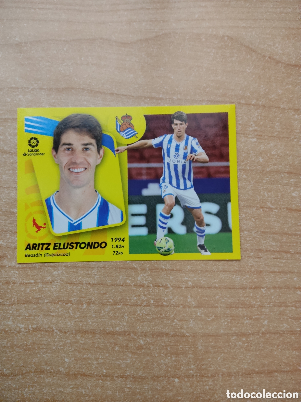 Cromos de f&uacute;tbol: 9 ARITZ ELUSTONDO REAL SOCIEDAD LIGA ESTE 2021 2022