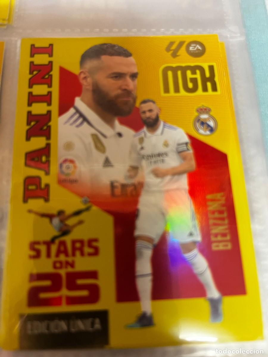 Cromos de f&uacute;tbol: MEGACRACKS MGK 2026 2027 26 27 PANINI N&ordm; 441 BENZEMA REAL MADRID STARS ON 25 EDICION UNICA