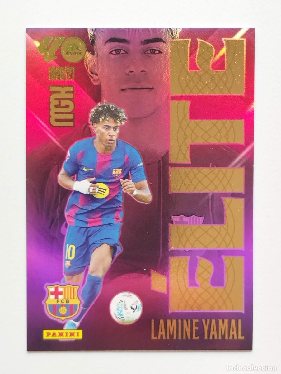 Cromos de f&uacute;tbol: CROMO CARD 2026 2027 MEGACRACKS 27 26 MGK PANINI ELITE LAMINE YAMAL 9 BARCELONA