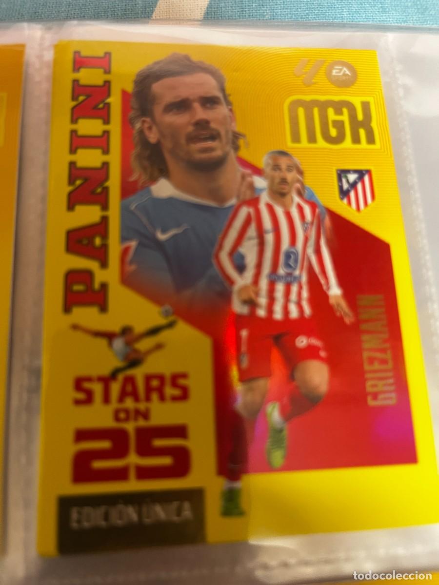 Cromos de f&uacute;tbol: MEGACRACKS MGK 2026 2027 26 27 PANINI N&ordm; 443 GRIEZMANN ATLETICO DE MADRID STARS ON 25 EDICION UNICA