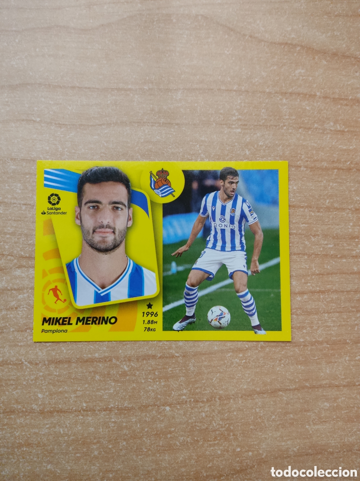 Cromos de f&uacute;tbol: 14 MIKEL MERINO REAL SOCIEDAD LIGA ESTE 2021 2022