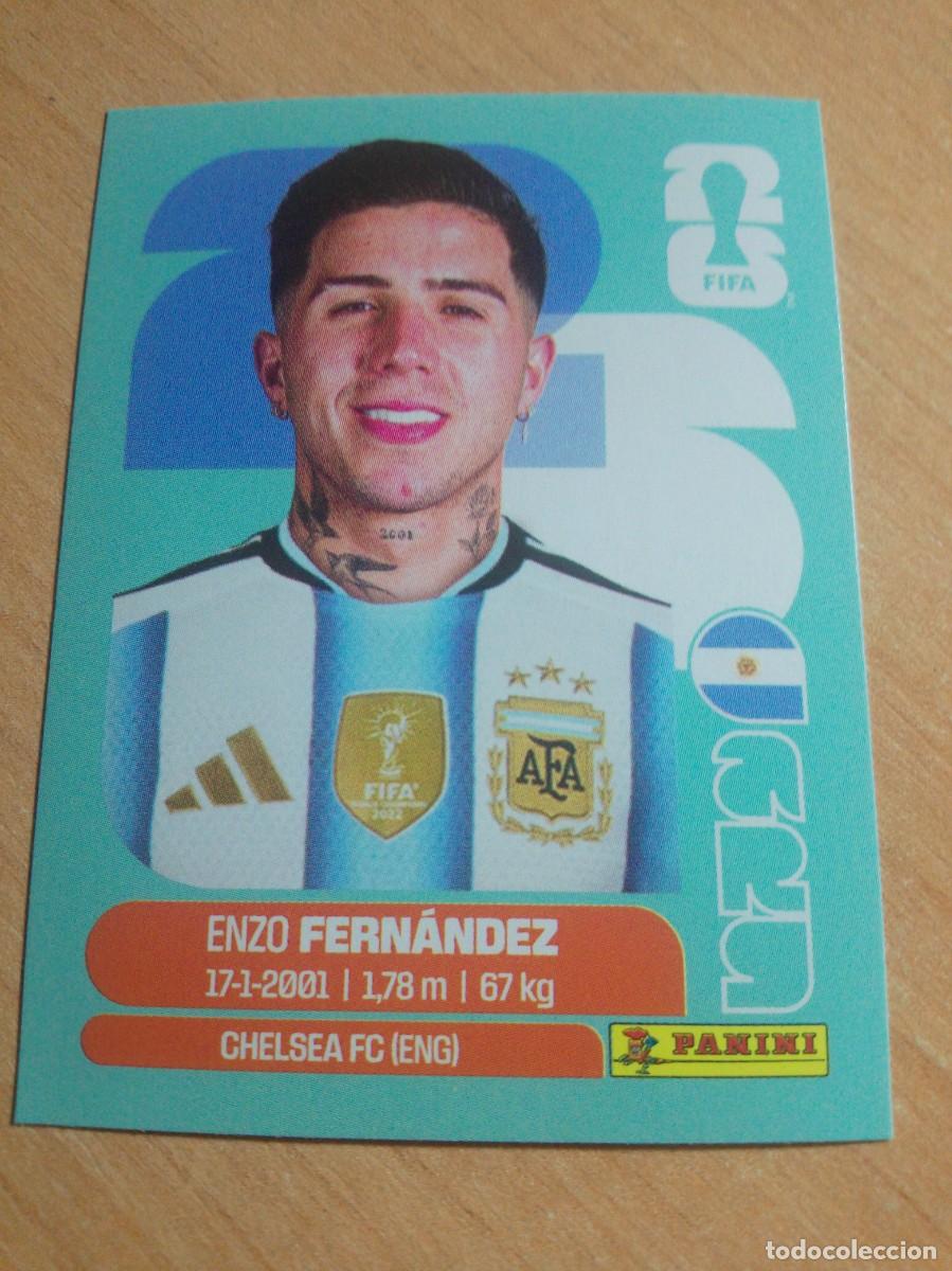 Cromos de f&uacute;tbol: ENZO FERNANDEZ ARGENTINA ARG 8 MUNDIAL FIFA WORLD CUP 2026 26 PANINI STICKERS NUEVO