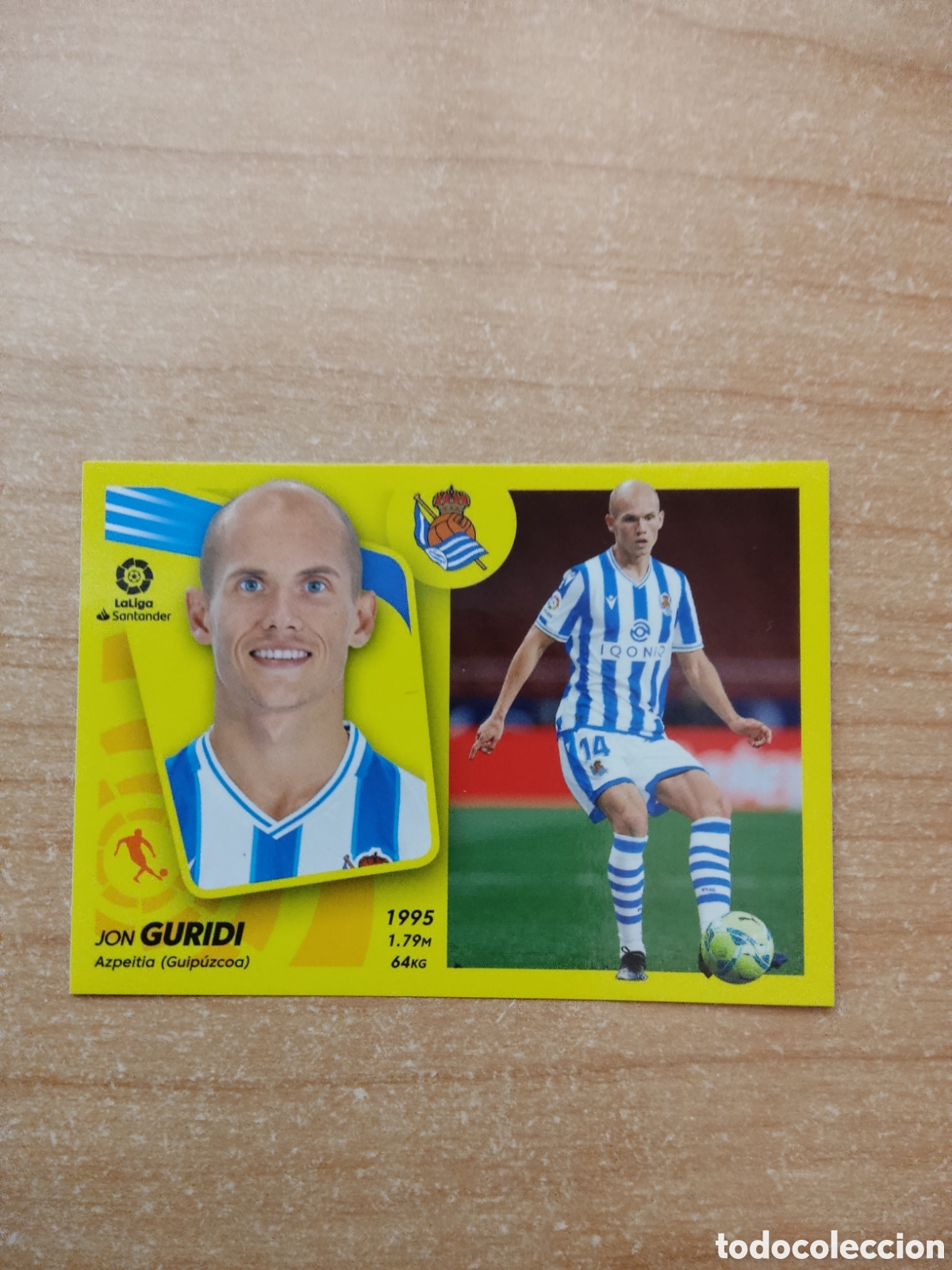 Cromos de f&uacute;tbol: 15 B GURIDI REAL SOCIEDAD LIGA ESTE 2021 2022