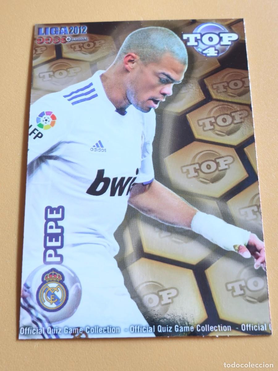 Cromos de f&uacute;tbol: pepe, liga 2012 top.