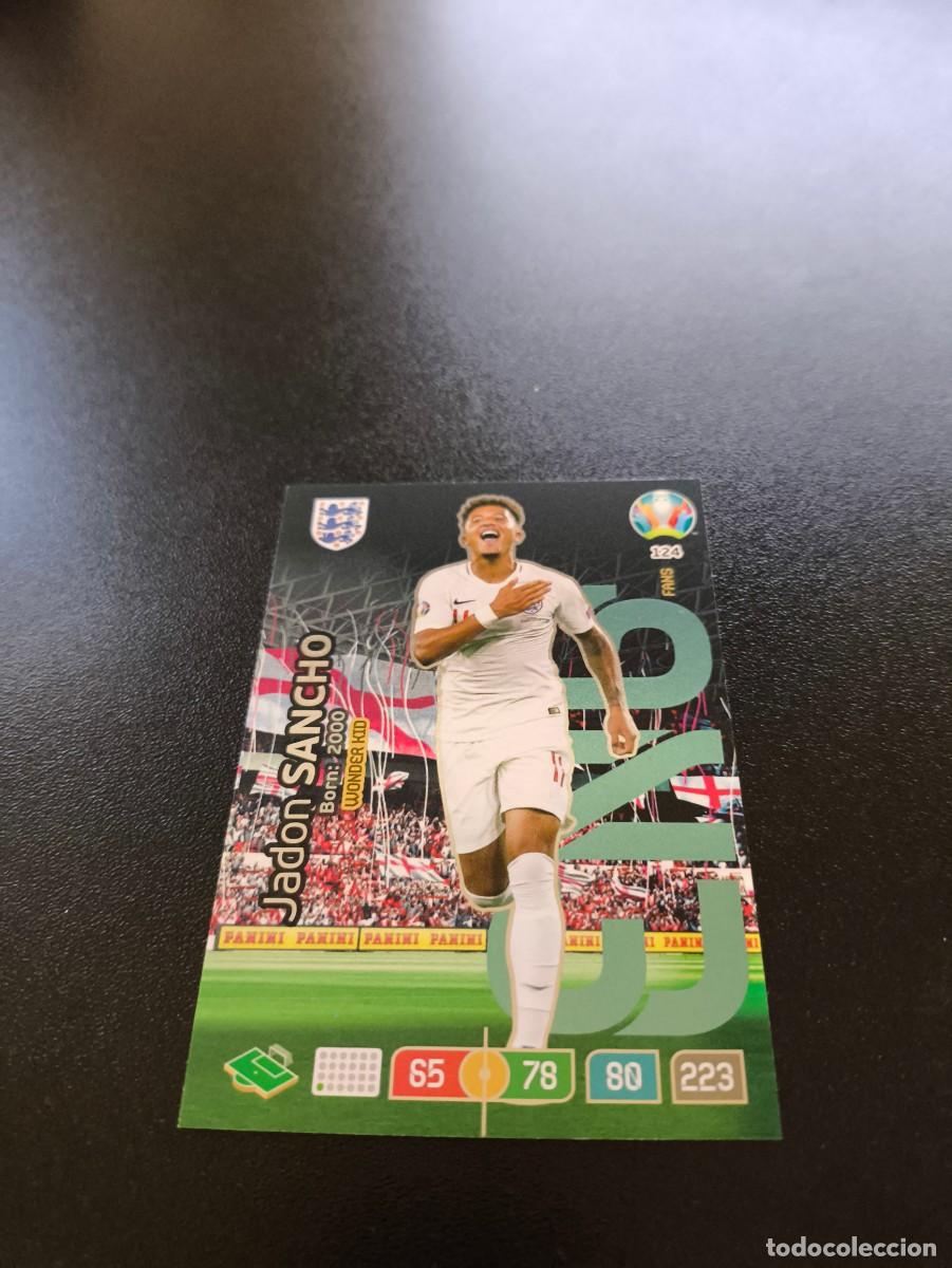 Cromos de f&uacute;tbol: 124 Jadon Sancho WONDER KID ENGLAND INGLATERRA PANINI ADRENALYN XL EURO 2020 EUROCOPA NO LIGA ESTE