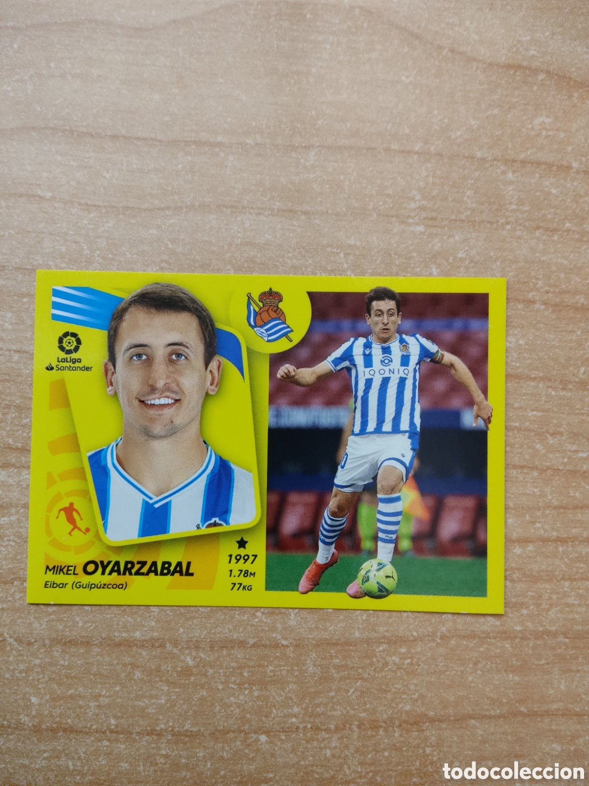 Cromos de f&uacute;tbol: 16 OYARZABAL REAL SOCIEDAD LIGA ESTE 2021 2022