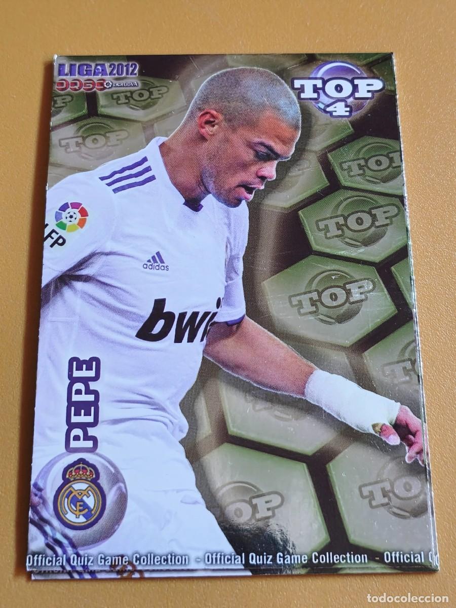 Cromos de f&uacute;tbol: pepe, liga 2012 top.