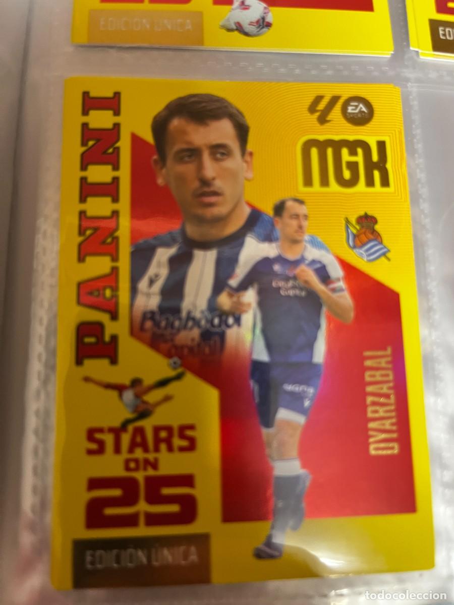 Cromos de f&uacute;tbol: MEGACRACKS MGK 2026 2027 26 27 PANINI N&ordm; 448 OYARZABAL REAL SOCIEDAD STARS ON 25 EDICION UNICA