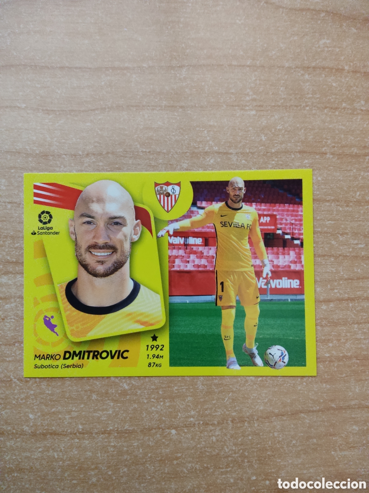 Football Stickers: 6 DMITROVIC SEVILLA LIGA ESTE 2021 2022