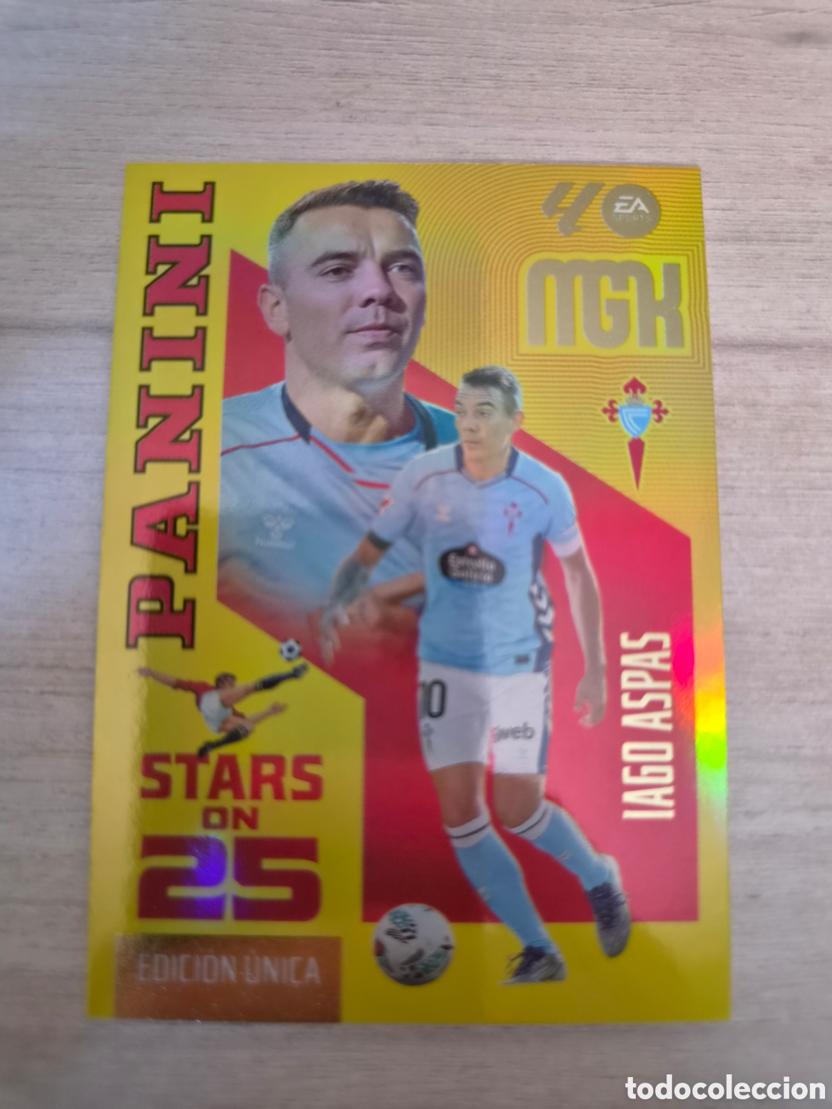 Football Stickers: N&deg;444 Stars On 25 Iago Aspas Megacracks 26/27