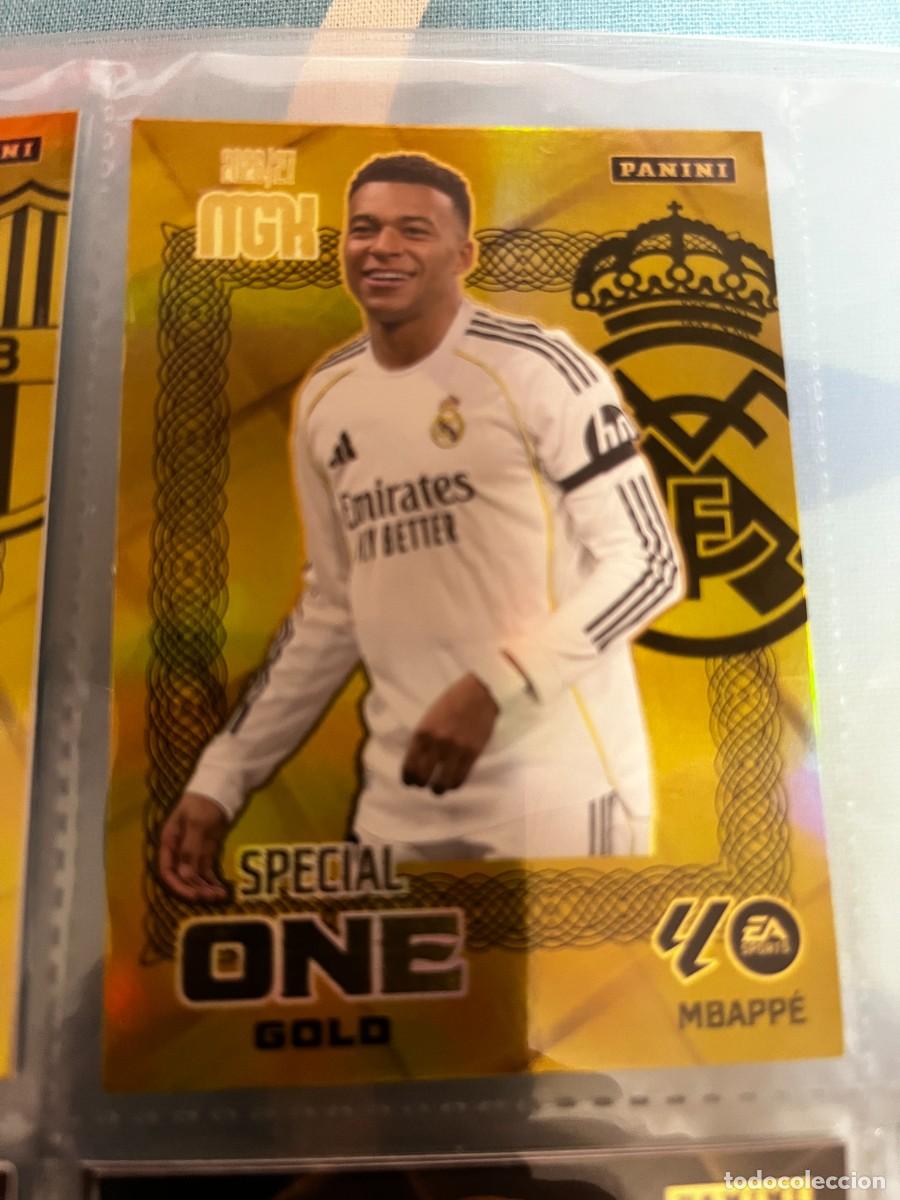 Football Stickers: MEGACRACKS MGK 2026 2027 26 27 PANINI N&ordm; KYLIAN MBAPPE REAL MADRID SPECIAL ONE GOLD